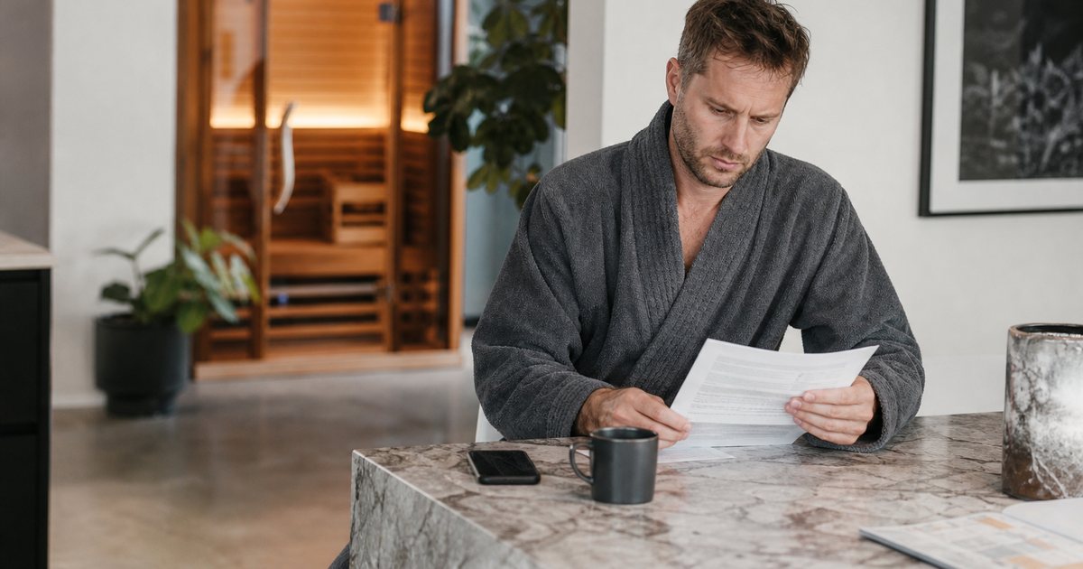 What does a luxury home sauna actually cost to run each month?
