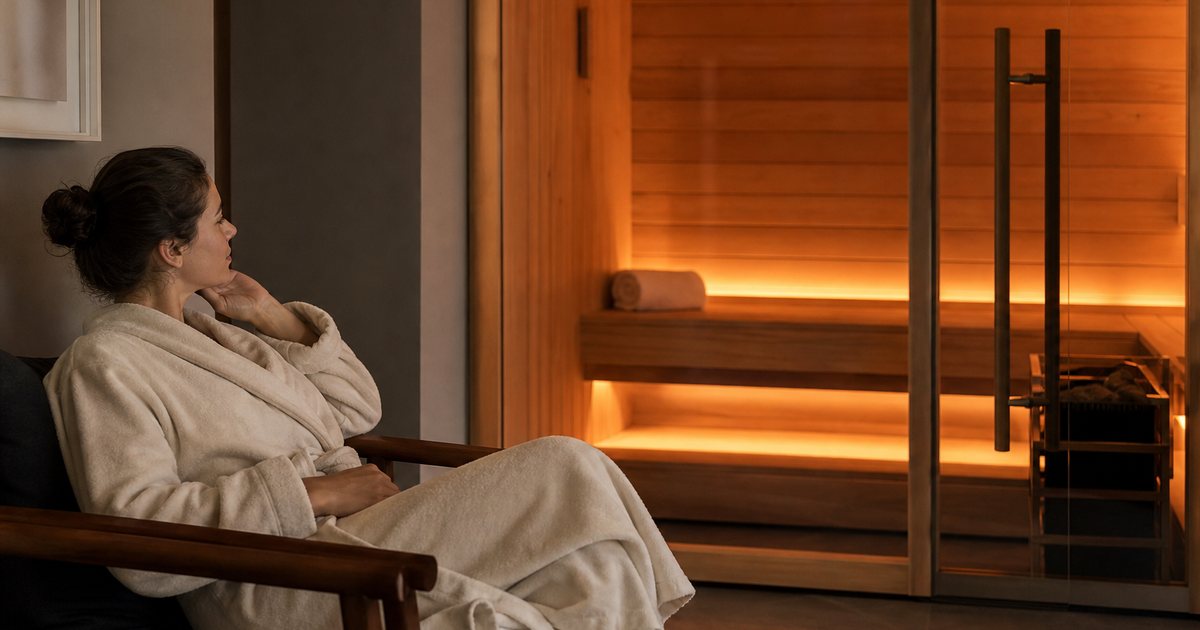 What health and wellness benefits can a regular home sauna practice deliver?